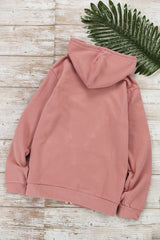 Fashion Pink Zip - up Hoodie Jacket - Wear and Wander