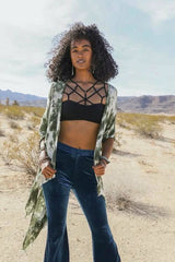 Festive Tie - Dye Kimono - Wear and Wander