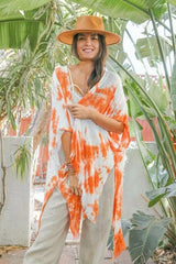 Festive Tie - Dye Kimono - Wear and Wander