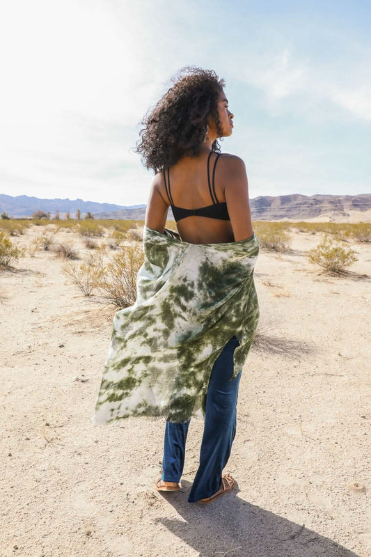 Festive Tie - Dye Kimono - Wear and Wander