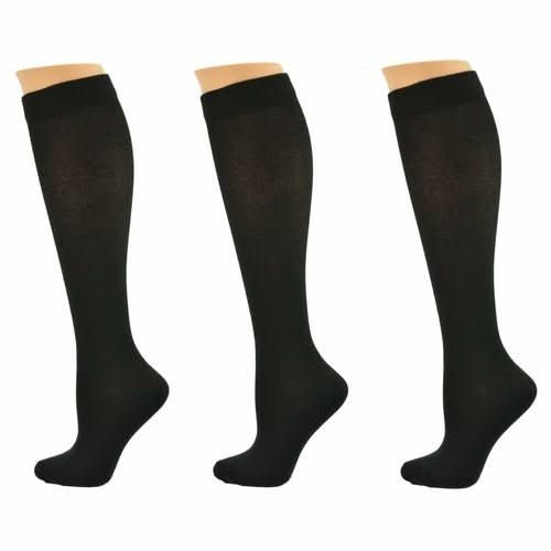 Firm Compression Cotton Knee - Hi 3 Pack - Wear and Wander