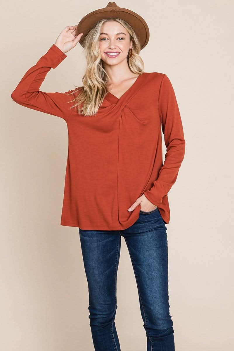 Fold knotted Twist Sweatshirts - Wear and Wander
