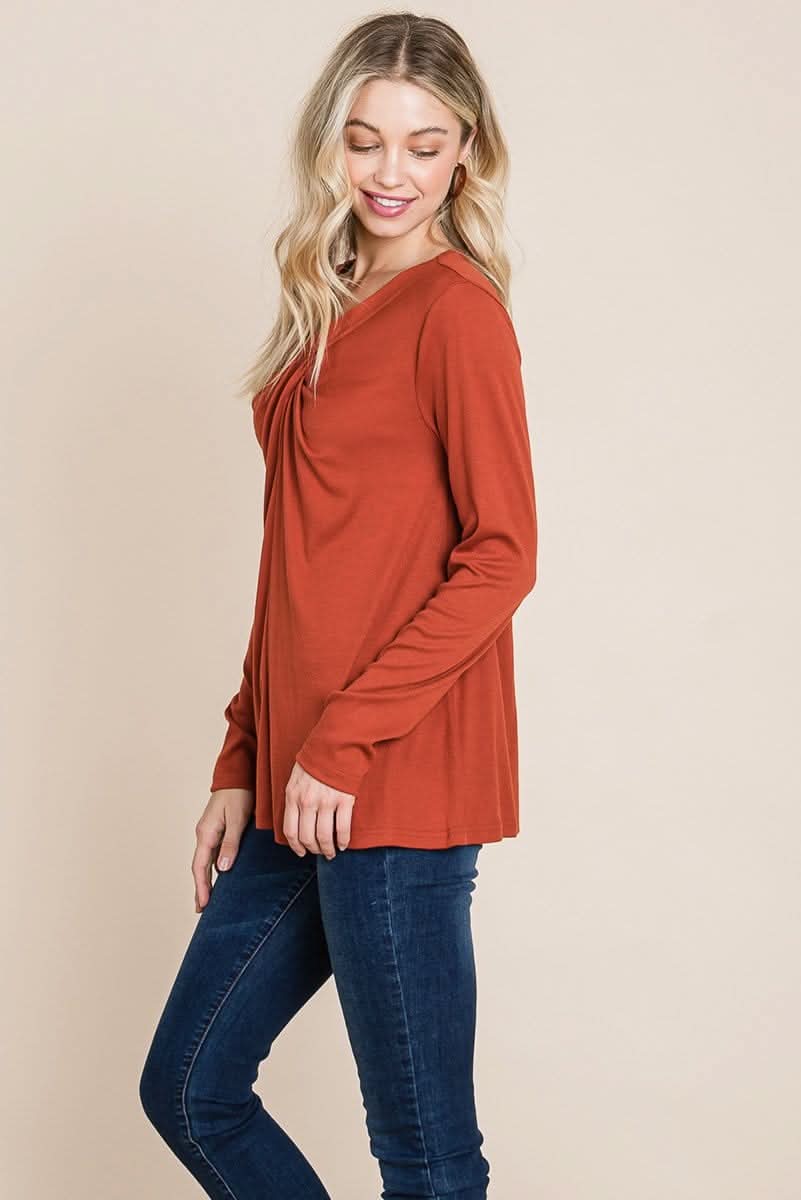 Fold knotted Twist Sweatshirts - Wear and Wander