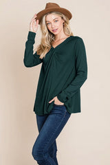 Fold knotted Twist Sweatshirts - Wear and Wander