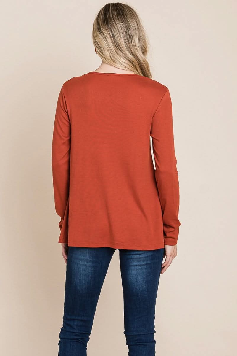 Fold knotted Twist Sweatshirts - Wear and Wander