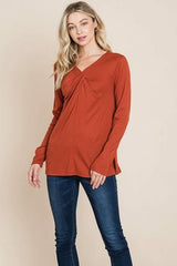 Fold knotted Twist Sweatshirts - Wear and Wander