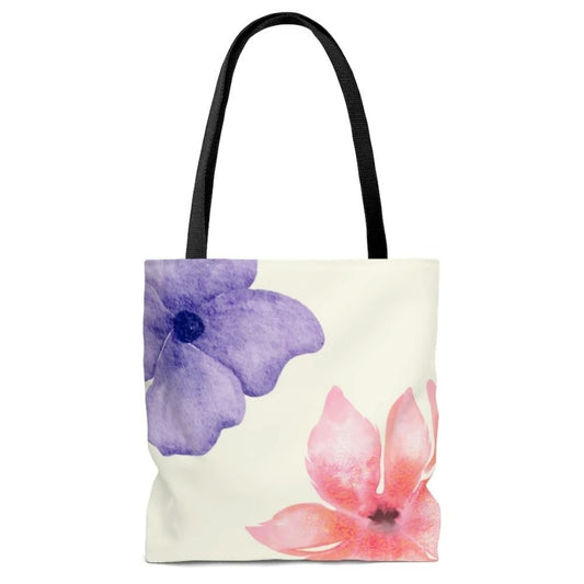 Fresh Floral Print Beach Shopper Tote Bag Medium - Wear n Wander