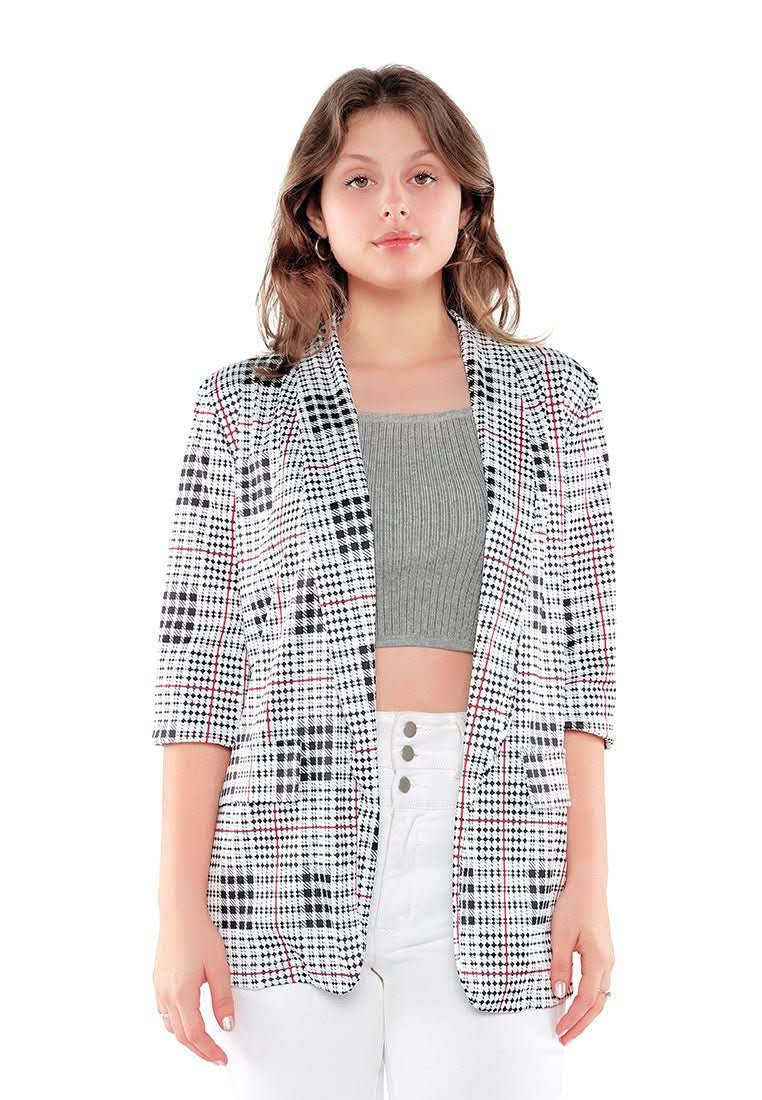 Glaze Print Semi Casual Blazer - Wear and Wander