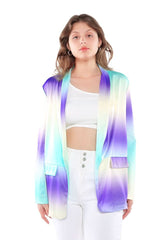 Glaze Print Semi Casual Blazer - Wear and Wander