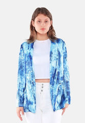 Glaze Print Semi Casual Blazer - Wear and Wander