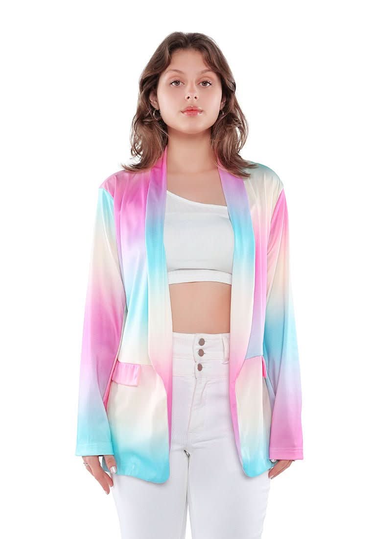 Glaze Print Semi Casual Blazer - Wear and Wander