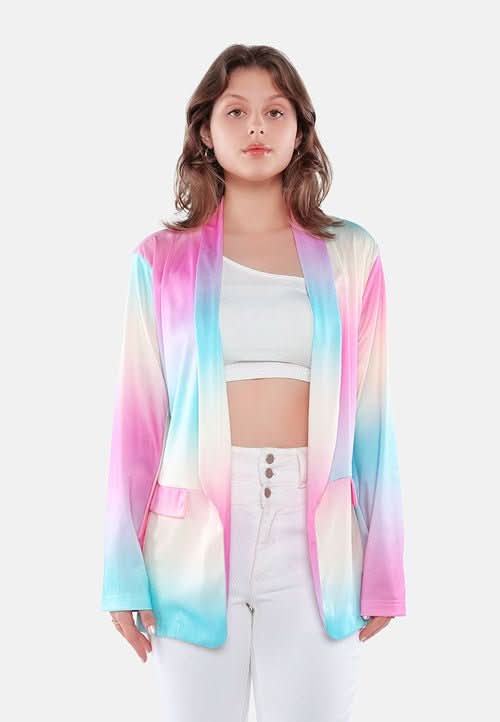 Glaze Print Semi Casual Blazer - Wear and Wander