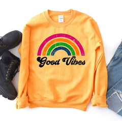 Good Vibes Sweatshirt - Wear and Wander