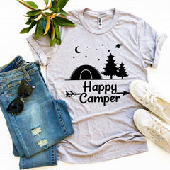 Happy Camper T-shirt - Wear and Wander