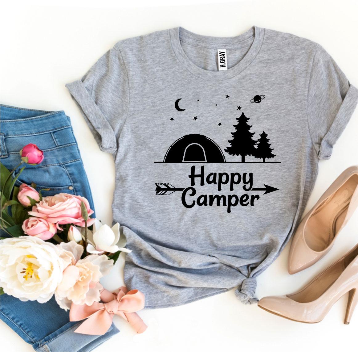 Happy Camper T-shirt - Wear and Wander