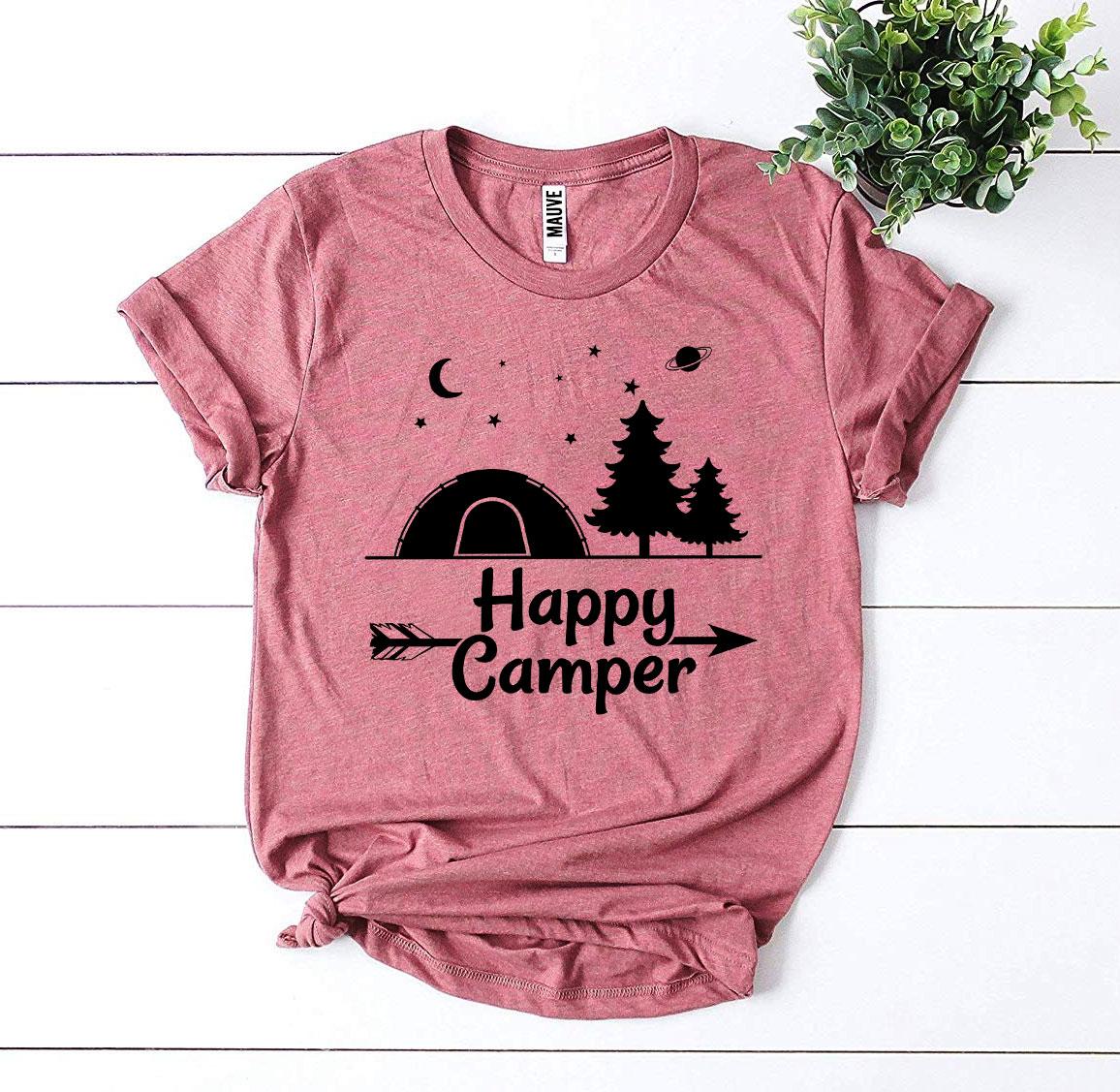 Happy Camper T-shirt - Wear and Wander