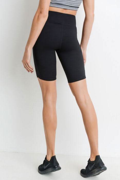 Highwaist Bermuda Leggings with Vertical Zipper - Wear and Wander