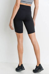 Highwaist Bermuda Leggings with Vertical Zipper - Wear and Wander