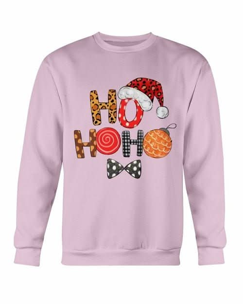 HO HO HO Santa Cap Christmas Sweatshirt - Wear and Wander