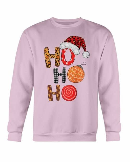 HO HO HO Santa Christmas Cap Sweatshirt - Wear and Wander