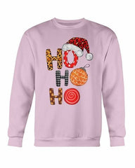 HO HO HO Santa Christmas Cap Sweatshirt - Wear and Wander