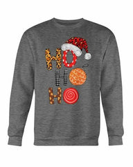 HO HO HO Santa Christmas Cap Sweatshirt - Wear and Wander