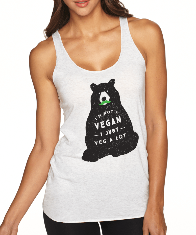 "I'm Not A Vegan, I Just Veg A Lot" Tank - Wear and Wander