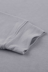 Khaki Crew Neck Long Sleeve Sweatshirt - Wear and Wander