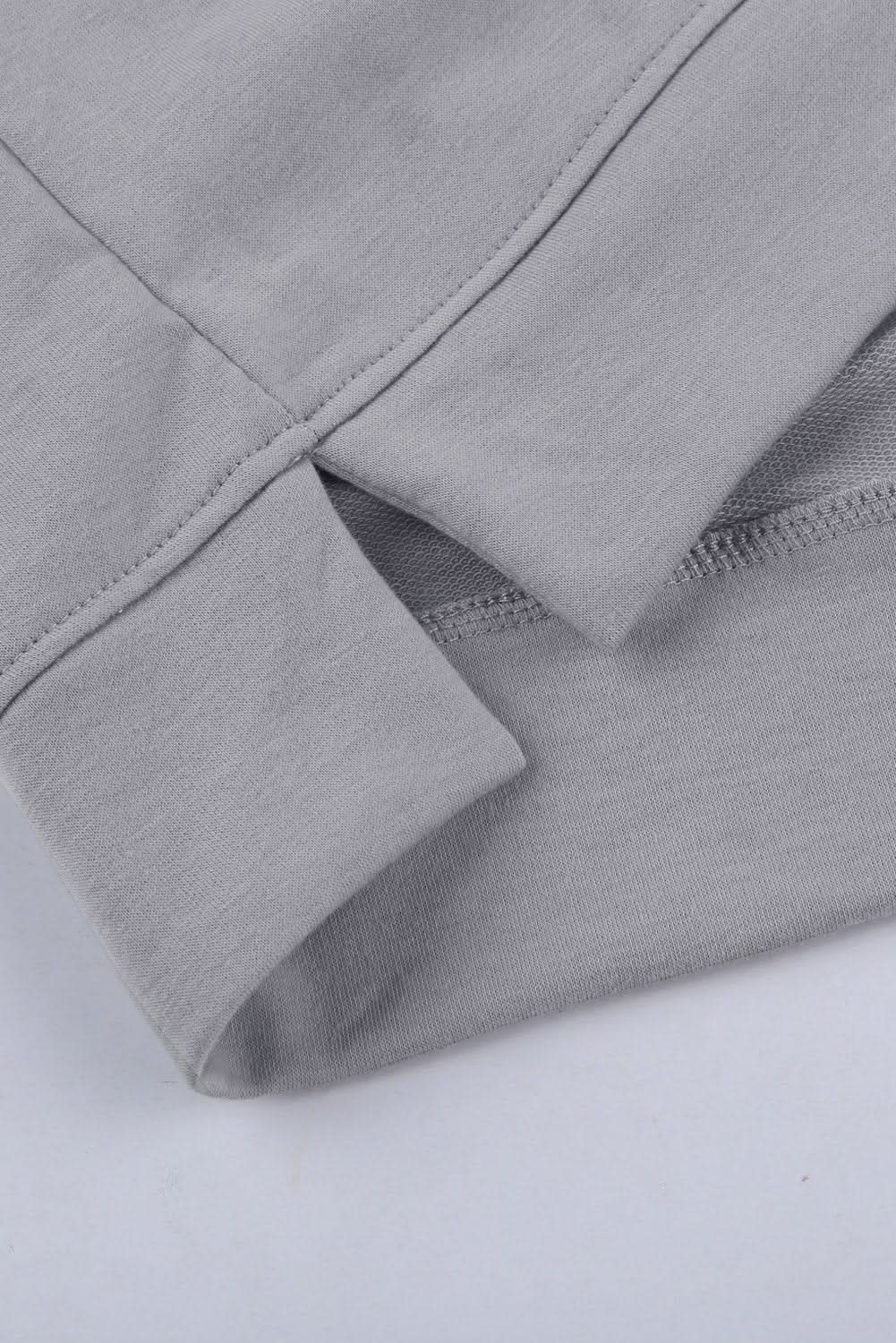 Khaki Crew Neck Long Sleeve Sweatshirt - Wear and Wander