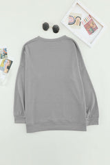 Khaki Crew Neck Long Sleeve Sweatshirt - Wear and Wander