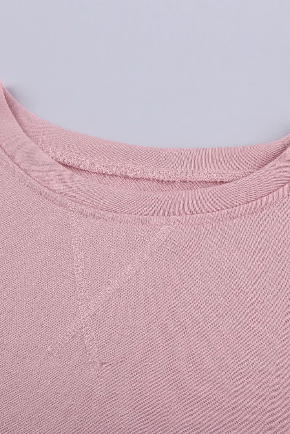 Khaki Crew Neck Long Sleeve Sweatshirt - Wear and Wander