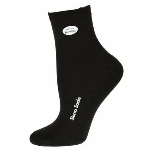 Ladies Plain Bamboo Shortie Socks SWPLN - Wear and Wander