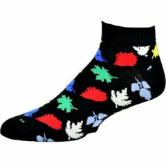 Leaf Pattern Ankle Cotton Socks - Wear and Wander