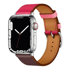 Leather strap For Apple watch band 44mm 45mm 41mm 40mm watchbands Loop bracelet for iWatch ultra 2 49mm series 10 9 8 7 6 5 4 SE - Wear and Wander