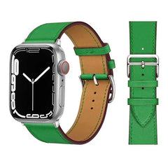 Leather strap For Apple watch band 44mm 45mm 41mm 40mm watchbands Loop bracelet for iWatch ultra 2 49mm series 10 9 8 7 6 5 4 SE - Wear and Wander
