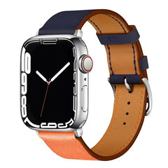 Leather strap For Apple watch band 44mm 45mm 41mm 40mm watchbands Loop bracelet for iWatch ultra 2 49mm series 10 9 8 7 6 5 4 SE - Wear and Wander