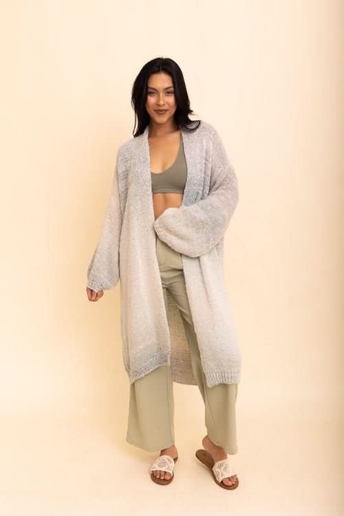 Lounge Around Longline Ombre Cardigan - Wear and Wander