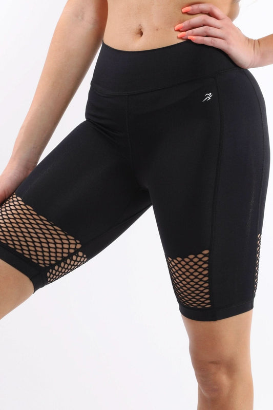 Malibu Seamless Activewear Shorts - Black - Wear and Wander