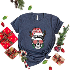 Mom Skull Christmas Shirt - Wear and Wander