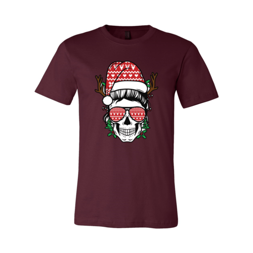 Mom Skull Christmas Shirt - Wear and Wander