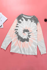 Multicolor Ombre Tie Dye Loose Casual Sweatshirt - Wear and Wander