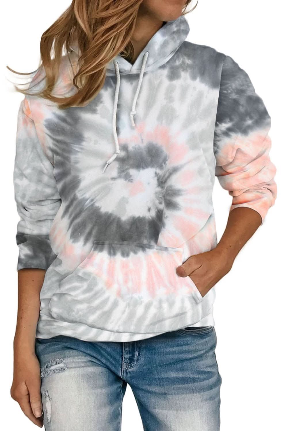 Multicolor Tie Dye Pattern Hoodie - Wear and Wander