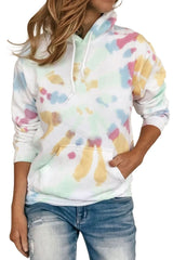Multicolor Tie Dye Pattern Hoodie - Wear and Wander