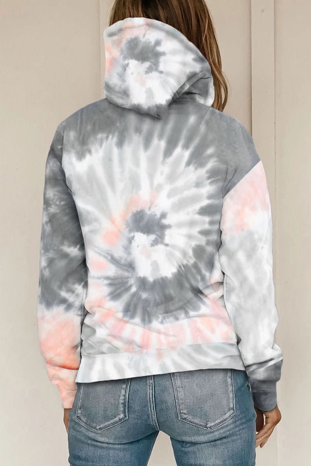 Multicolor Tie Dye Pattern Hoodie - Wear and Wander