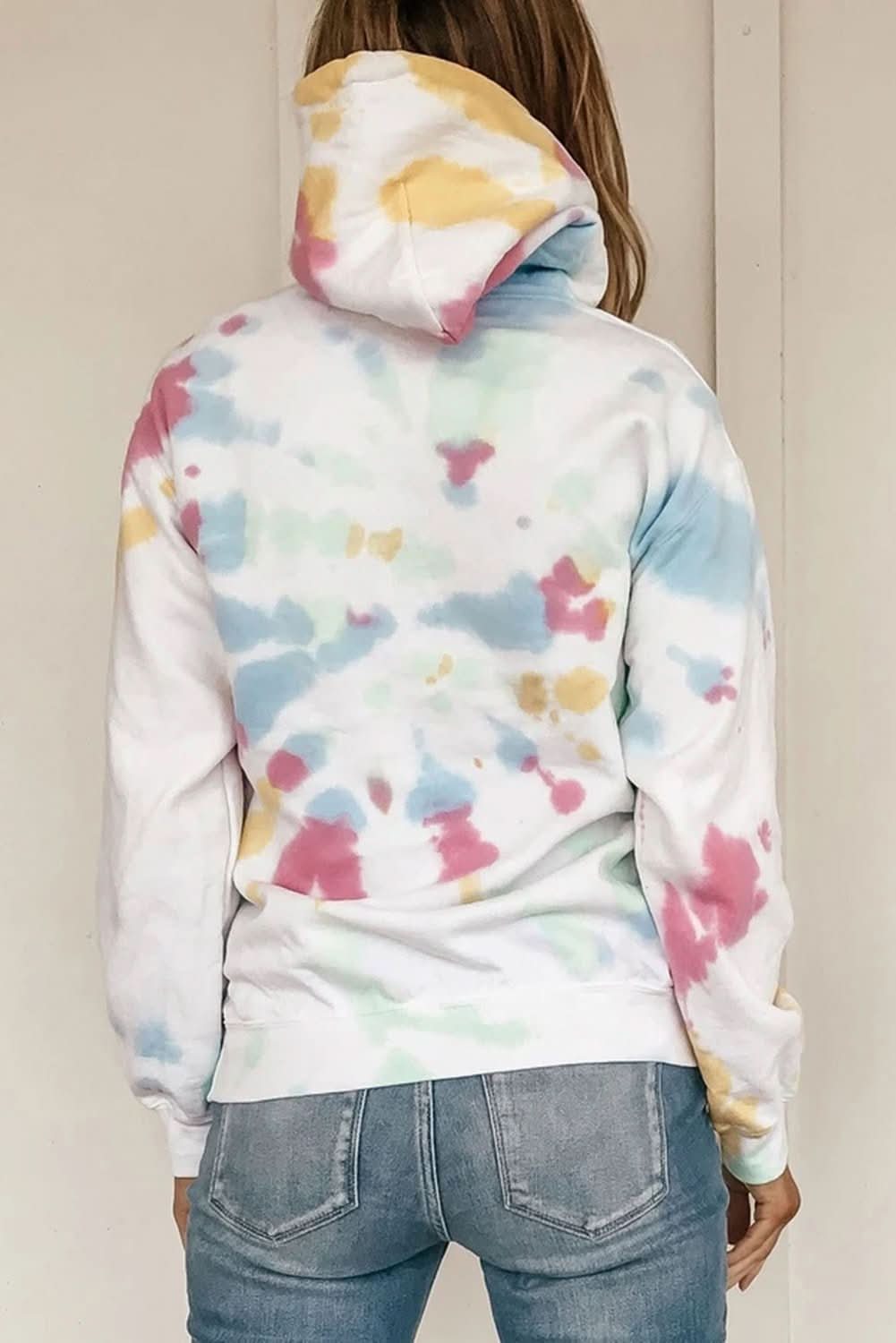Multicolor Tie Dye Pattern Hoodie - Wear and Wander