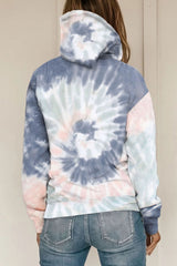 Multicolor Tie Dye Pattern Hoodie - Wear and Wander