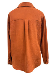 Oversized Button - Up Collared Blouse - Wear and Wander