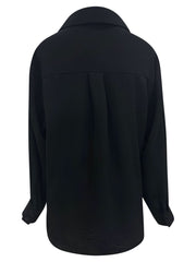 Oversized Button - Up Collared Blouse - Wear and Wander