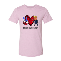 Peace Love Trump Shirt - Wear and Wander