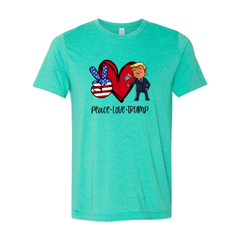 Peace Love Trump Shirt - Wear and Wander